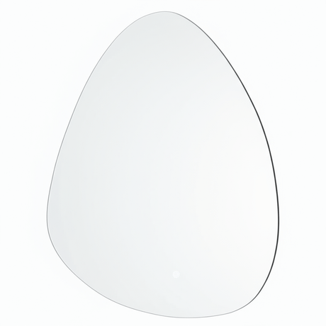 Padmore Bathroom Mirrors Irregular Wall Mount Touch Screen LED Vanity Mirror 60x40cm