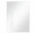 Padmore Bathroom Vanity & Cabinets Rectangular Led Touch Screen Bathroom Mirror 60cm x 45cm