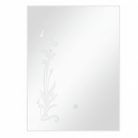 Padmore Bathroom Vanity & Cabinets Rectangular Led Touch Screen Bathroom Mirror 60cm x 45cm
