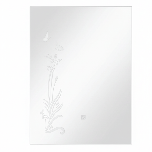 Padmore Bathroom Vanity & Cabinets Rectangular Led Touch Screen Bathroom Mirror 60cm x 45cm