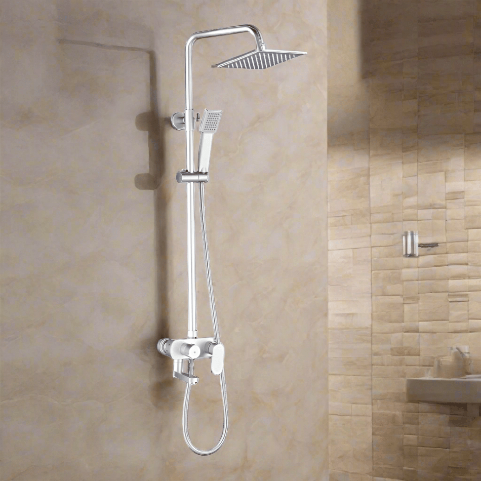 Padmore Shower Set Wall Mounted Three-Function Rain Shower Set