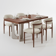 Parlermo Dining Room Furniture Parlermo 6-Seater Dining Room Set