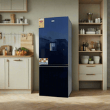 Pearl Refrigerators & Freezers Pearl 251L Bottom Freezer + Dispenser Refrigerator - PF-334BWD-2B
