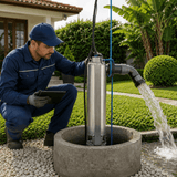 Pentax Deep Well Pumps Pentax Single Phase Stainless Steel Deep Well Pump - 4S100 Series