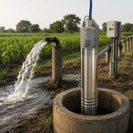 Pentax Deep Well Pumps Pentax Stainless Steel Deep Well Pump - 4PS Series