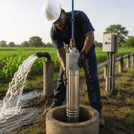 Pentax Deep Well Pumps Pentax Stainless Steel Deep Well Pump - 4PS Series