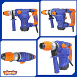 Wadfow 1500W Rotary Hammer - WRH2D32