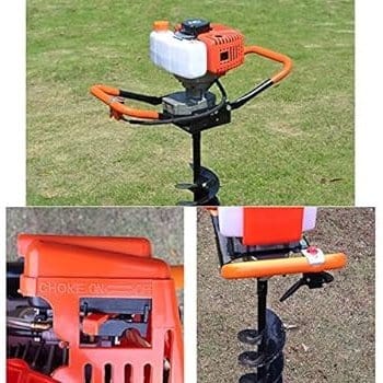 Power Auger Power Gasoline 52cc Earth Auger with Auger Bit 150x800mm - ED-520