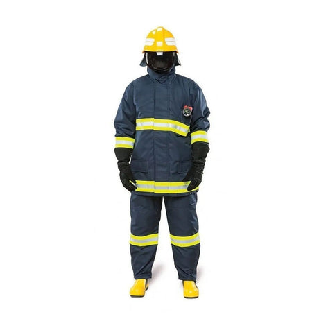 PPE Fire Safety Equipment Navy Blue Professional Fire Fighting/Rescue Suit