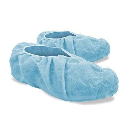 PPE Janitorial & Cleaning Non-Woven 100-pieces Blue Disposable Shoe Cover