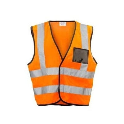 PPE Safety Clothing Orange Reflective Safety Vest With ID Pouch