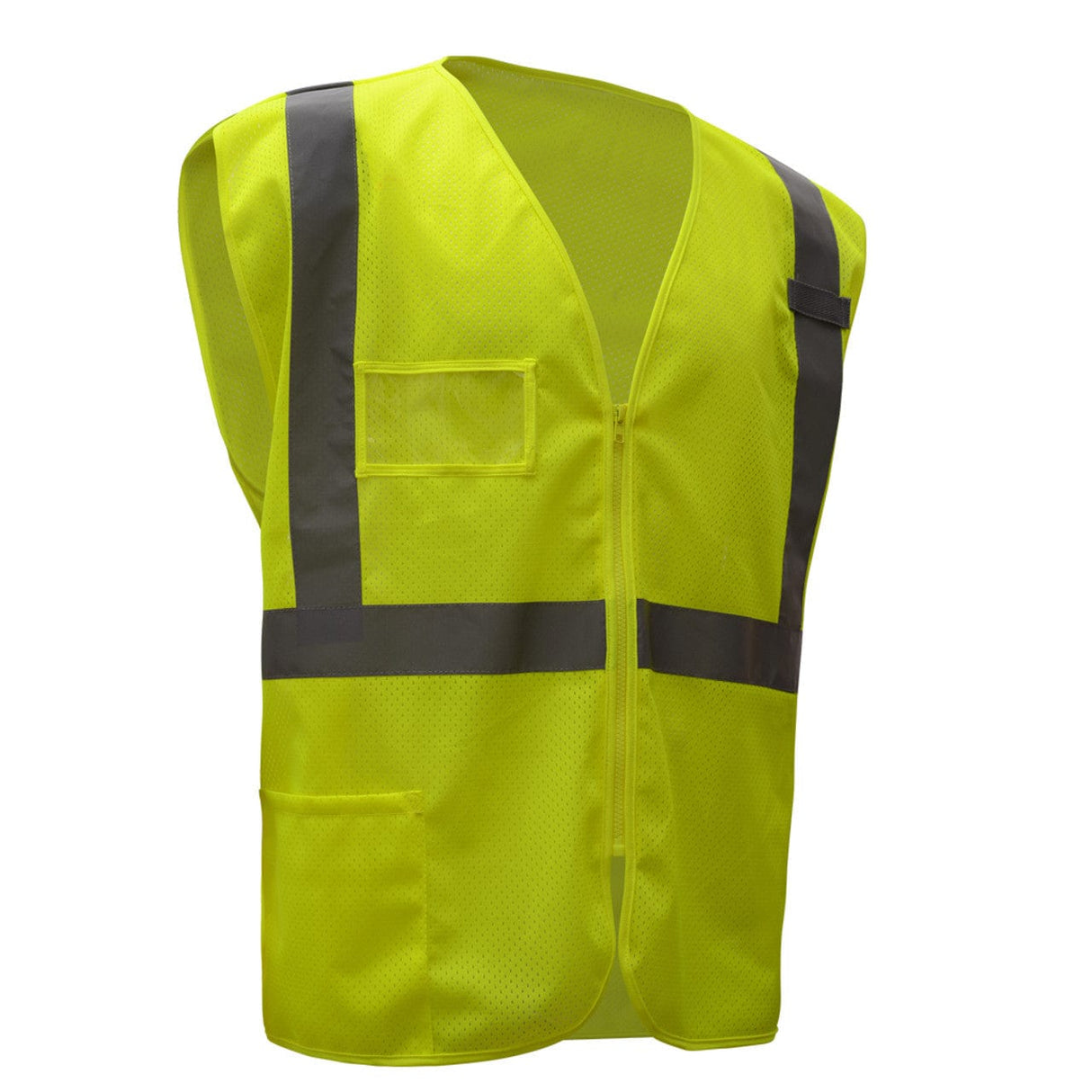 PPE Safety Clothing Orange Reflective Safety Vest With ID Pouch