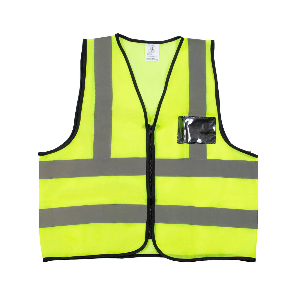 PPE Safety Clothing Orange Reflective Safety Vest With ID Pouch