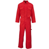 PPE Safety Clothing Red Complete Work Wear Coverall With Belt