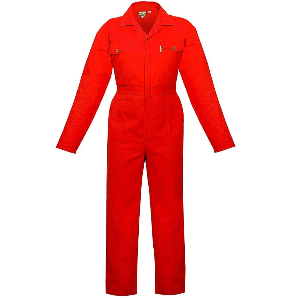 PPE Safety Clothing Red Complete Work Wear Coverall With Belt