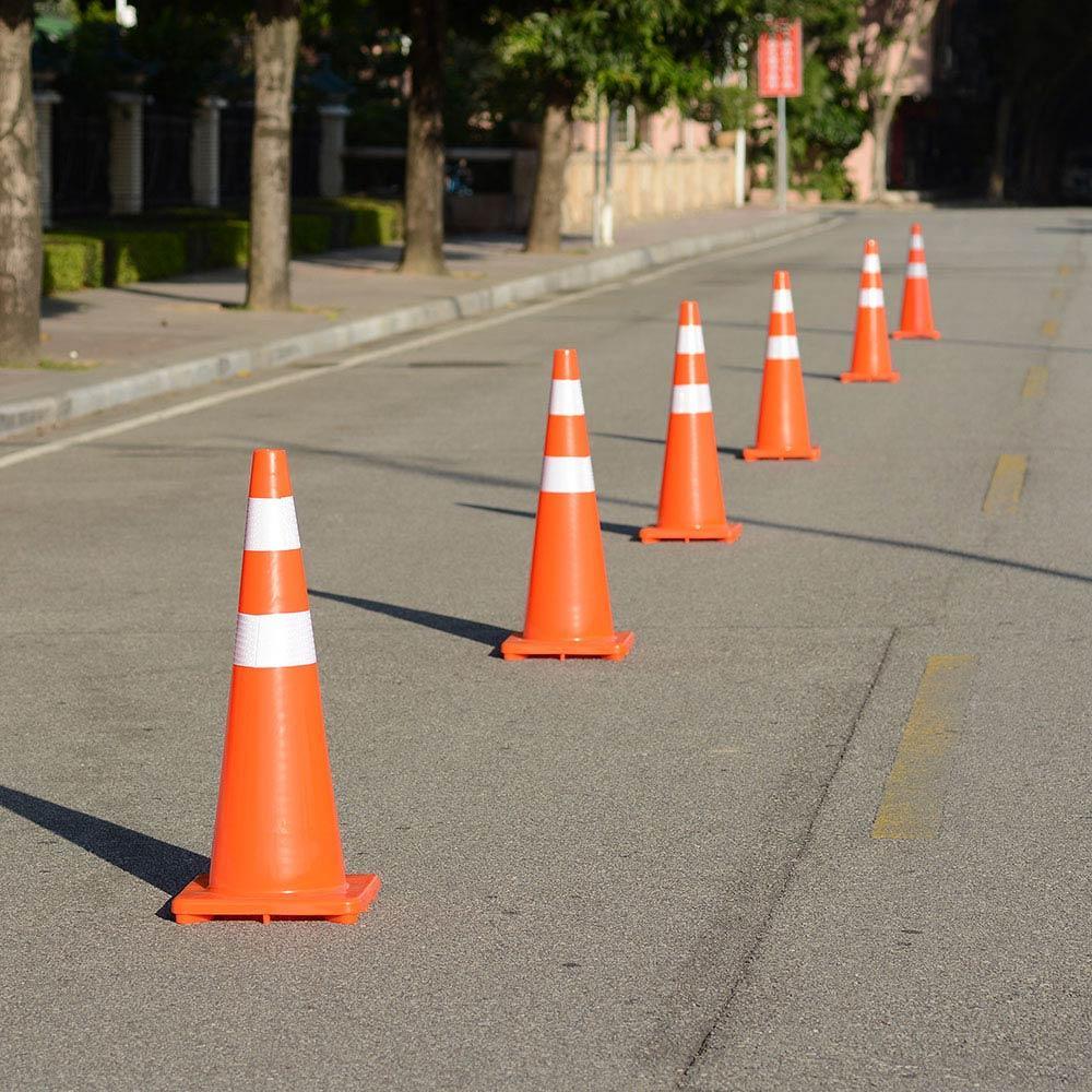 PPE Safety Barriers Reflective Traffic Cone 750mm PE + Rubber - 21110103