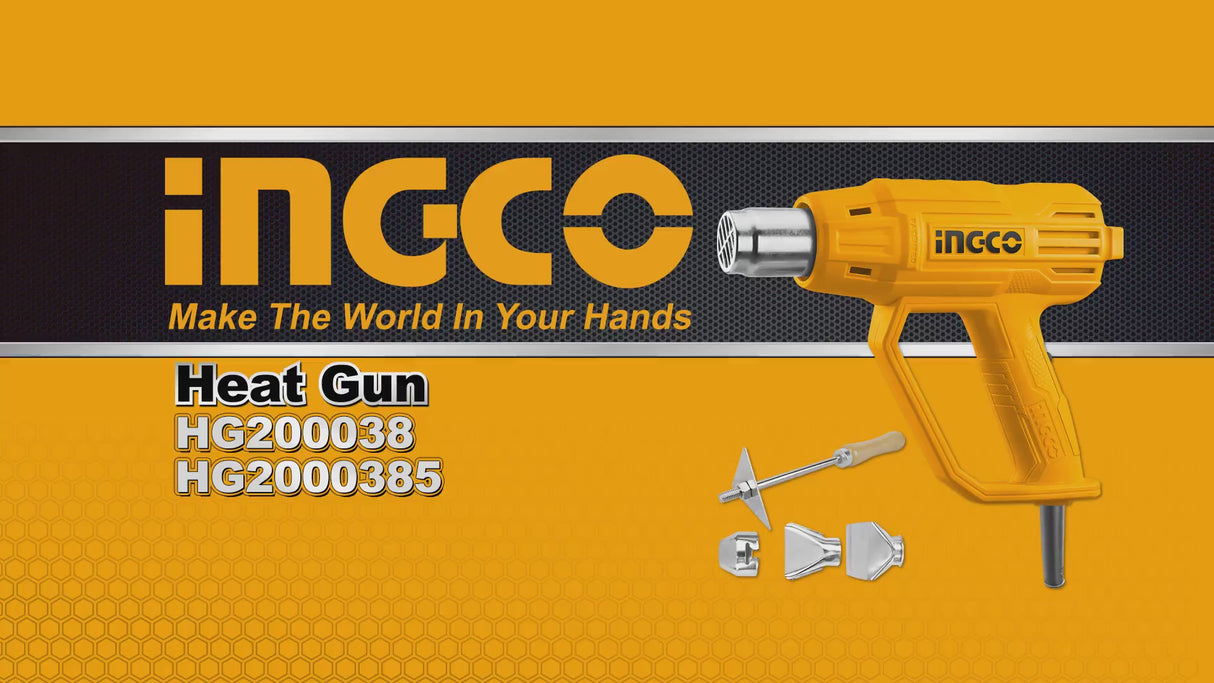 Ingco Heat Gun 2000W - HG200038