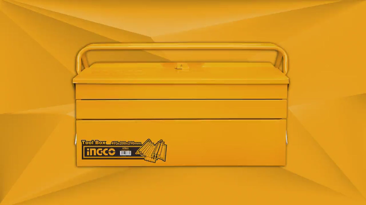 Ingco 3 Layer Steel Tool Box - HTB02