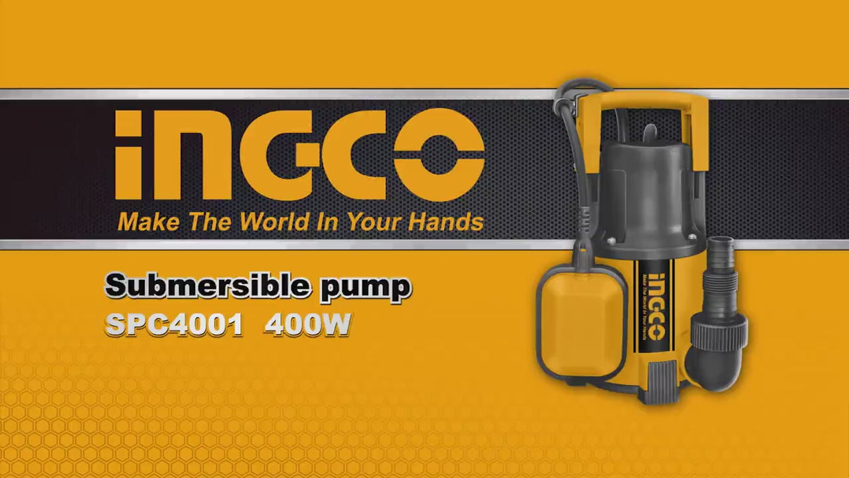 Ingco Submersible Pump 400W - SPC4001