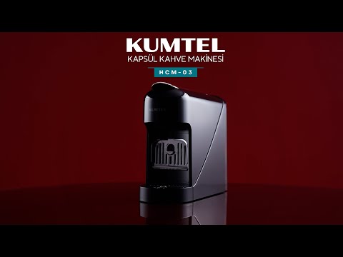 Kumtel 900ml Capsule Coffee Machine with One-Touch Control 1400W - HCM-03