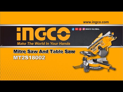 Ingco Mitre Saw & Table Saw 1800W - MT2S18002