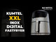 Kumtel 6L Stainless Steel Digital Rapid-Air Air Fryer with Digital Controls 1800W - HAF-08
