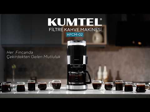 Kumtel 1.25L Drip Coffee Maker with Keep-Warm and Auto Shut-Off 1000W - HFCM-02
