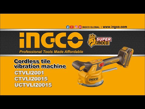 Ingco 20V Cordless Tile Vibration Machine - CTVLI20015