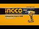 Ingco Lithium-Ion Cordless Hammer Impact Drill with Two 20V 2.0Ah Batteries & Charger - CIDLI20031