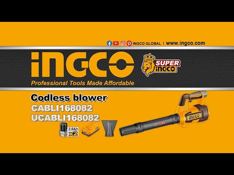 Ingco 20V Lithium-Ion Cordless Blower - CABLI168082