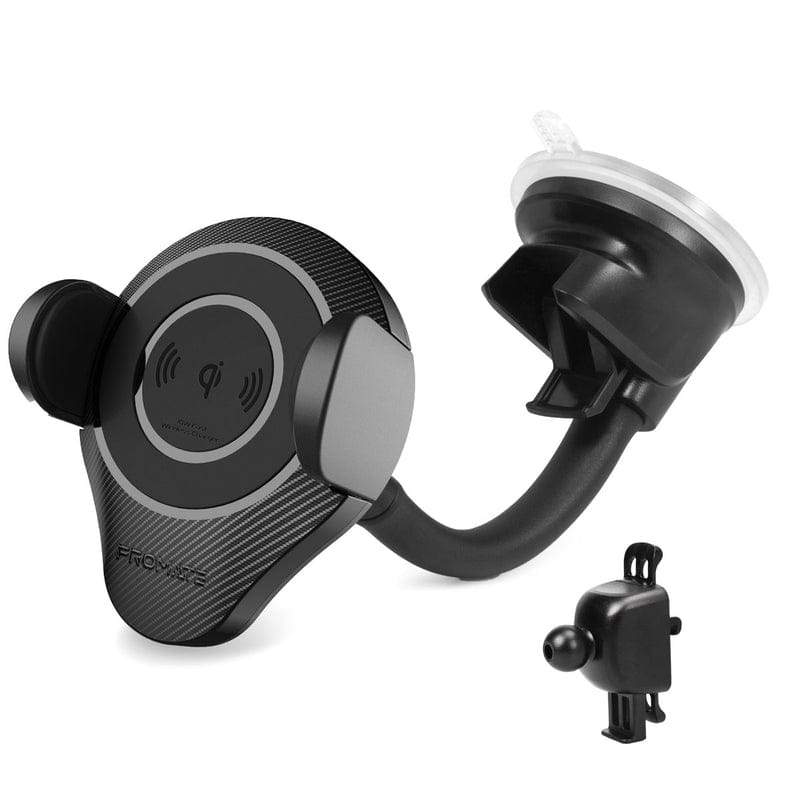 Promate Power & Charging Accessories Promate 10W Ultra-Fast Wireless Car Charging Mount - AlphaMount