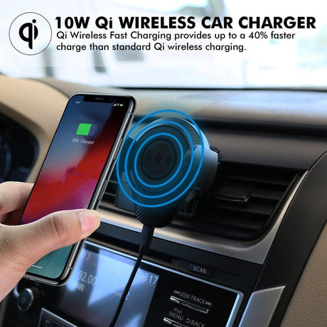 Promate Power & Charging Accessories Promate 10W Ultra-Fast Wireless Car Charging Mount - AlphaMount