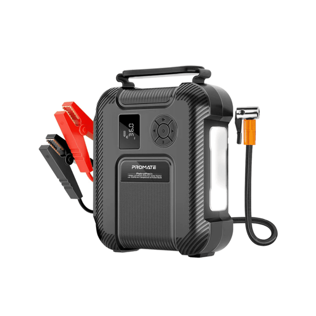 Promate Auto Battery Accessories Promate 1200A/12V Heavy Duty Car Jump Starter with 150PSI Air Compressor & Power Bank - PatrolPack