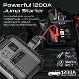 Promate Auto Battery Accessories Promate 1200A/12V Heavy Duty Car Jump Starter with 150PSI Air Compressor & Power Bank - PatrolPack