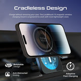 Promate Power & Charging Accessories Promate 15W MagSafe Transparent Car Wireless Charger - LucidMount-15