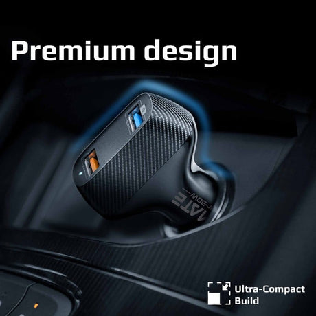 Promate Power & Charging Accessories Promate 30W Ultra-fast Car Charger with Quick Charge 3.0 - DriveGear-30W