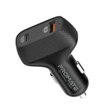 Promate Power & Charging Accessories Promate 33W High Speed Dual USB Car Charger - DriveGear-33