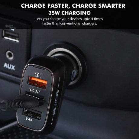 Promate Power & Charging Accessories Promate 35W Qualcomm QC3.0 with 3 USB Ports - Scud-35