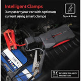 Promate Auto Battery Accessories Promate 800A/12V Car Jump Starter with 10000mAh Power Bank - SparkTank-10