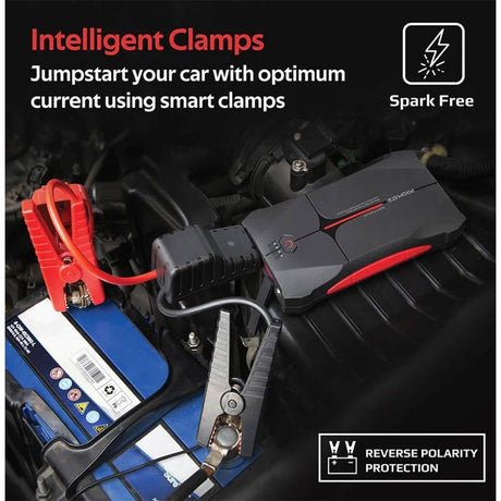 Promate Auto Battery Accessories Promate 800A/12V Car Jump Starter with 10000mAh Power Bank - SparkTank-10