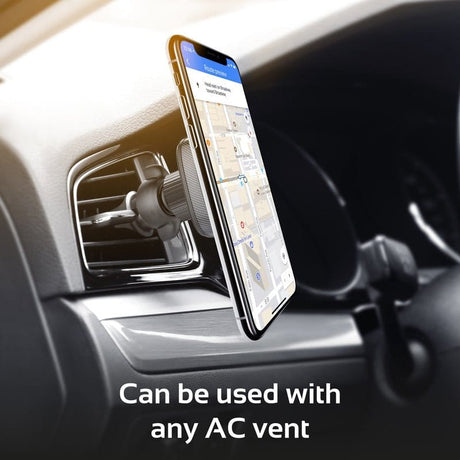 Promate Navigation & Smart Devices Promate Anti-Slip Magnetic Car AC Vent Phone Mount - AirGrip-1
