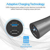 Promate Power & Charging Accessories Promate Fast 3.0 Dual USB Port Car Charger - Robust-QC3