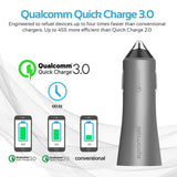 Promate Power & Charging Accessories Promate Fast 3.0 Dual USB Port Car Charger - Robust-QC3