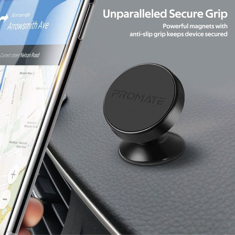 Promate Navigation & Smart Devices Promate Multi-Angle 360 Degree Metallic Magnetic Car Phone Mount - Magnetto-2