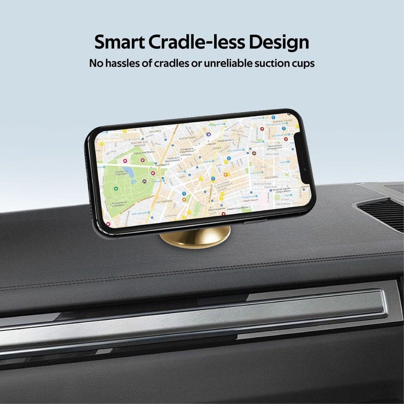 Promate Navigation & Smart Devices Promate Multi-Angle 360 Degree Metallic Magnetic Car Phone Mount - Magnetto-2