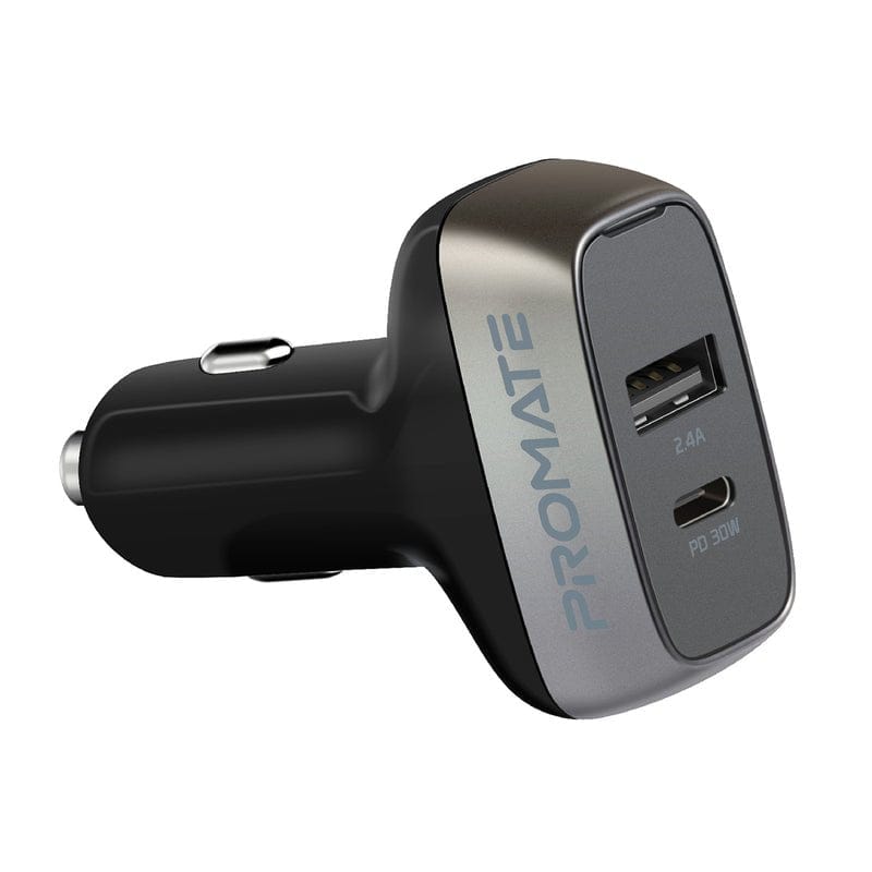 Promate Power & Charging Accessories Promate Ultra-Fast 42W Type-C Power Delivery Car Lighter Adapter - Scud-PD42