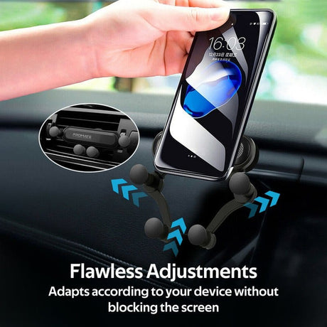 Promate Navigation & Smart Devices Promate Universal Anti-Slip AC Vent Grip Phone Mount - Clutch