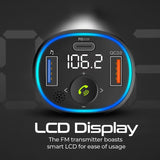 Promate Audio & Entertainment Promate Universal Wireless Hands-free Kit with FM Transmitter & Charging Ports - PowerTune-38W