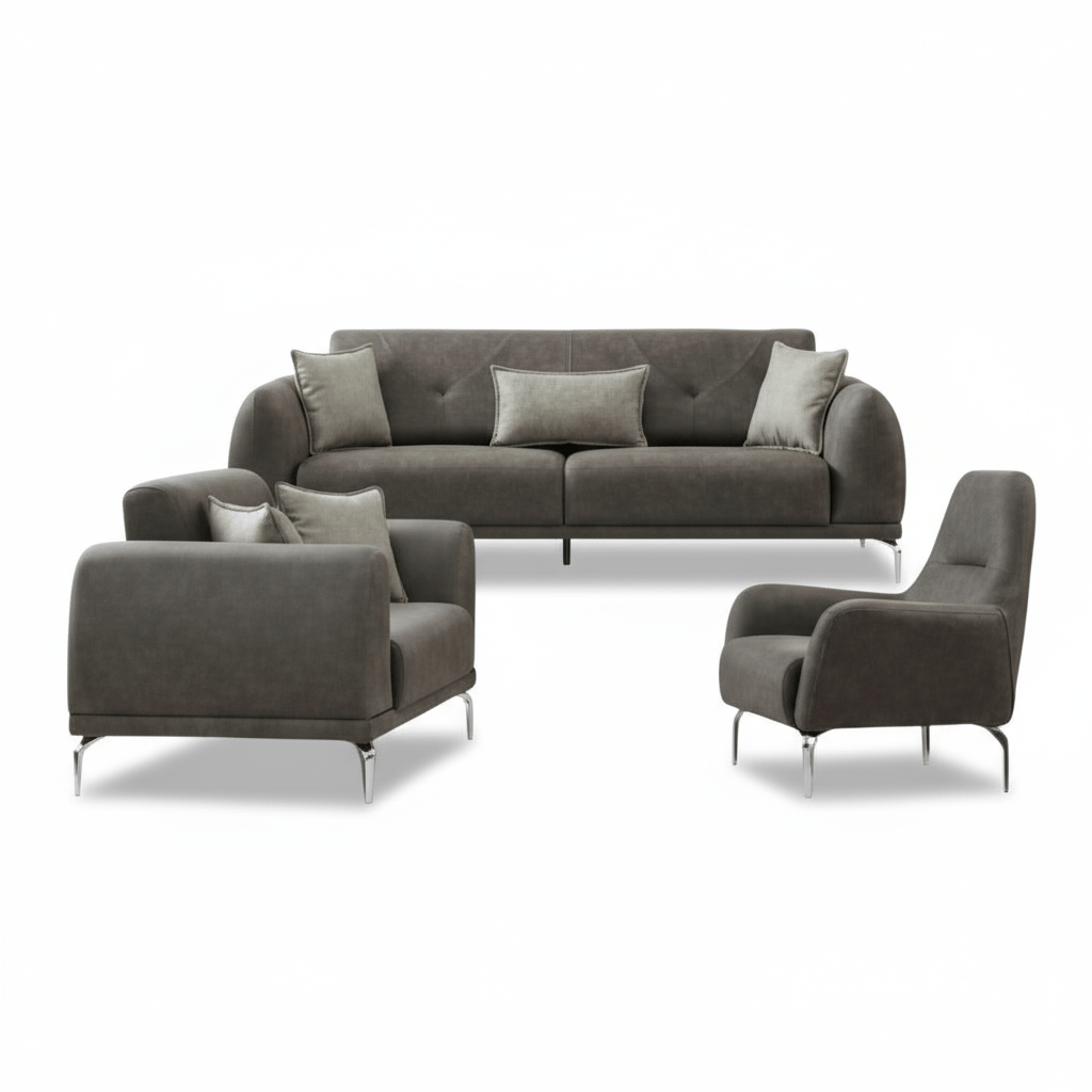 Pyramid Living Room Furniture Pyramid 3 Piece Sofa Set