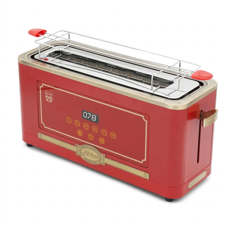 Red Kaiser Empire toaster on white